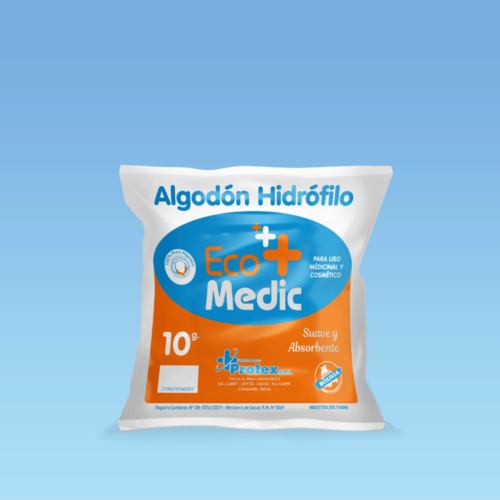 Algodón hidrófilo en bolsa
