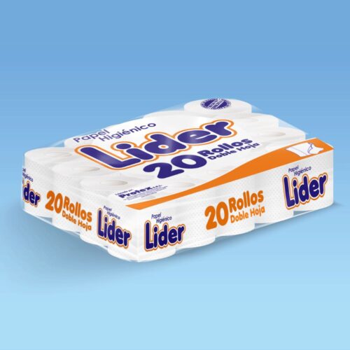 Papel higiénico líder (20) rollos