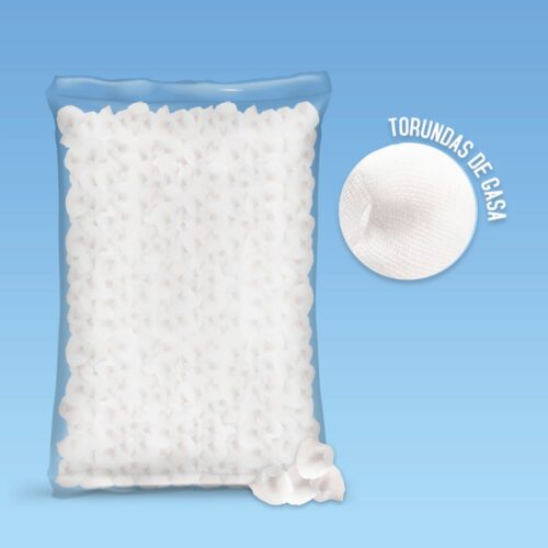 Torundas de gasa