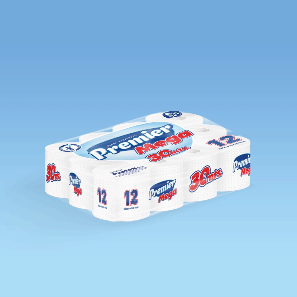 Papel higénico premier mega
